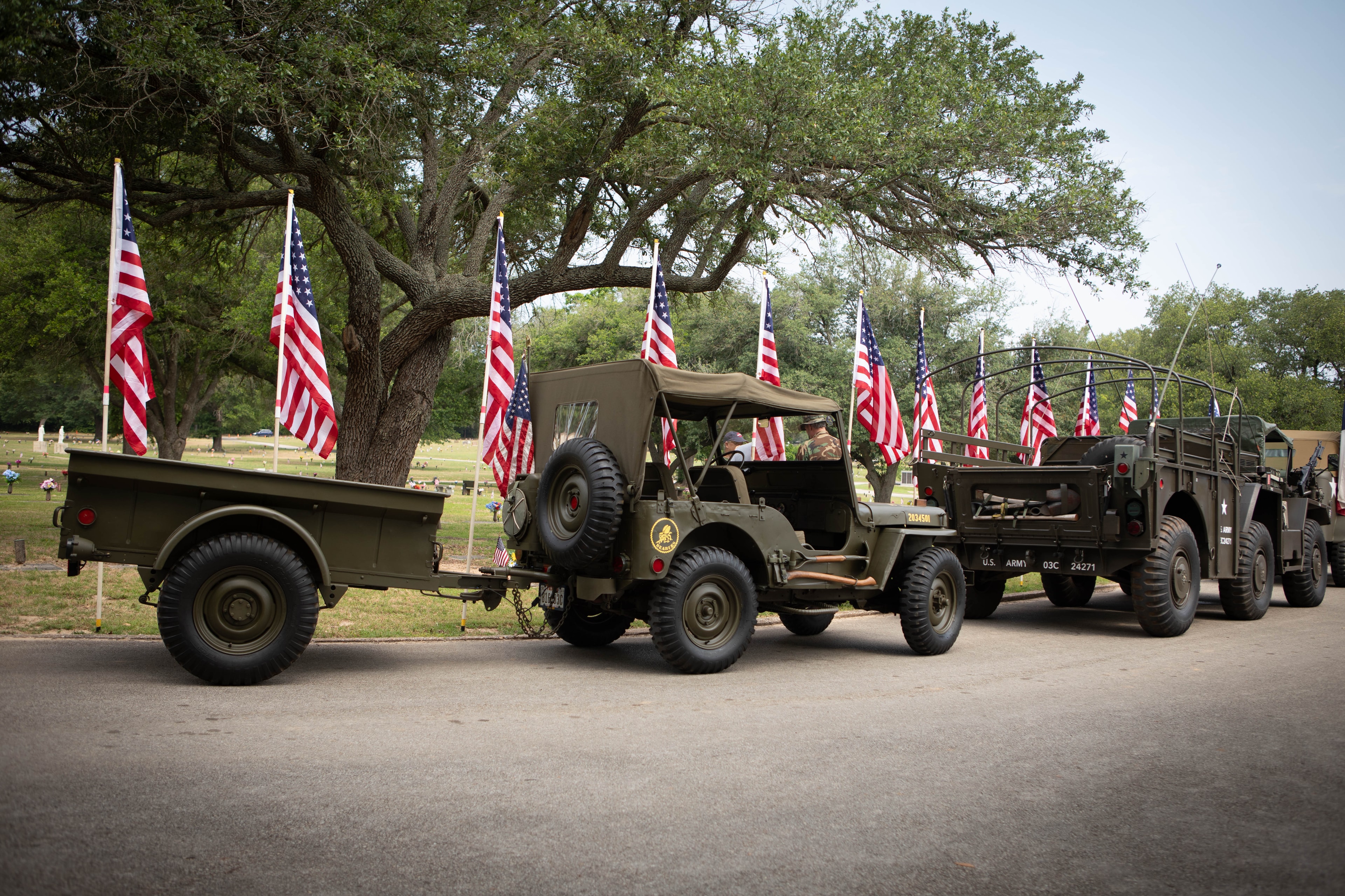 Military vehicle collectors event